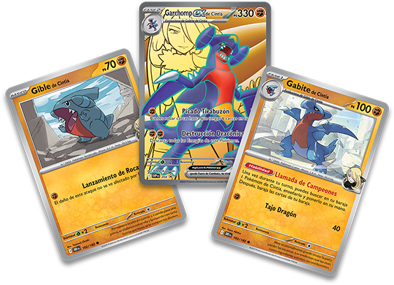 JCC Pokémon: Colección premium Garchomp ex de Cintia