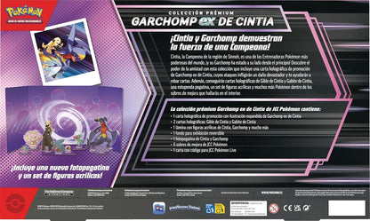 JCC Pokémon: Colección premium Garchomp ex de Cintia