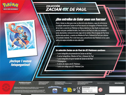 Caja Zacian EX de Paul