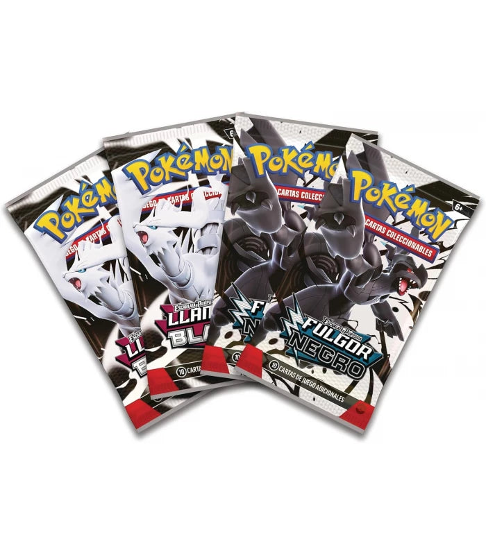 Caja Colección Ilustración Pokemon TCG Escarlata y Púrpura: Fulgor Negro y Llama Blanca