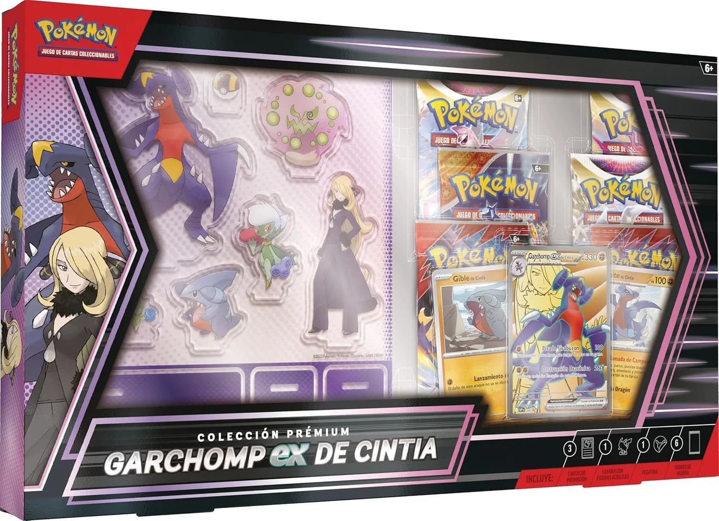 JCC Pokémon: Colección premium Garchomp ex de Cintia